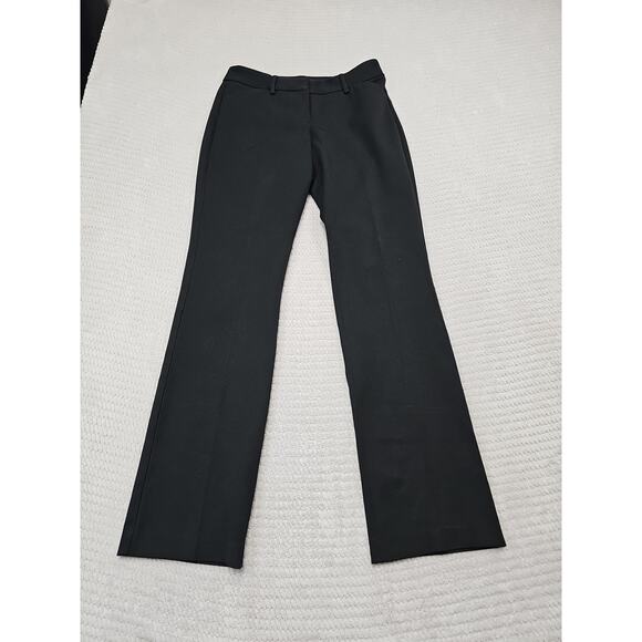 Express Pants Womens 2 R Editor Barely Boot Low Rise Black Dress Pants - Picture 1 of 9